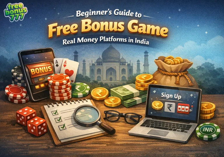 Beginner guide explaining free bonus game real money platforms in India