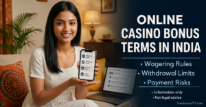 online casino bonus terms India