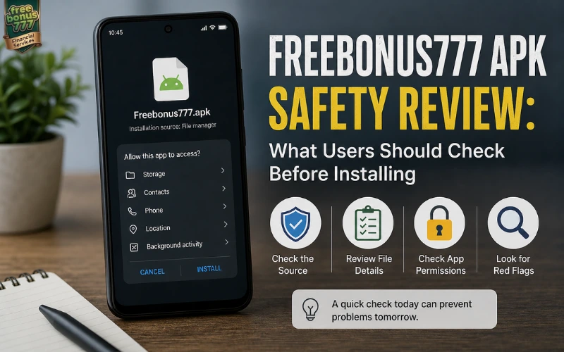 freebonus777 APK safety